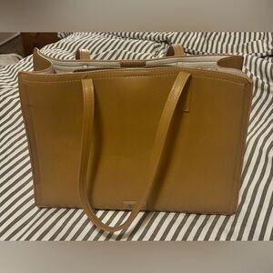Rachel Zoe Camel Tote Bag with Dual Shoulder Straps